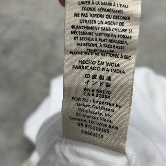 Free People On The Run Jumper Jumpsuit White Womens XS Boho Beach Bridal Flaws - Picture 12 of 12